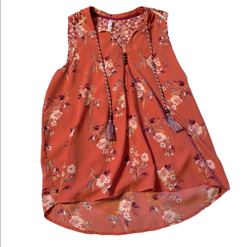 Floral Tank Top - Size Medium